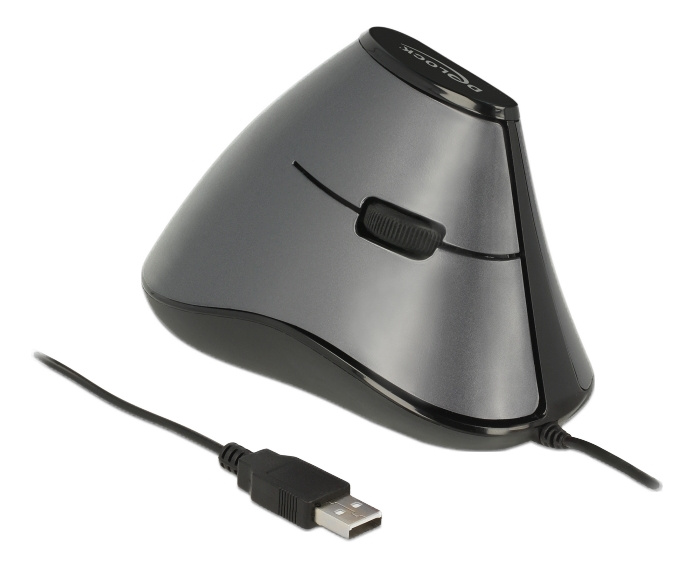 Ergonomic vertical optical 5-button USB mouse in the group COMPUTERS & PERIPHERALS / Mice & Keyboards / Mice / Corded at TP E-commerce Nordic AB (C16154)