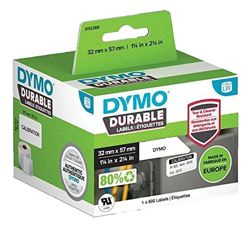DYMO LW Durable medium multi-purpose 57mm x 32mm, 800 labels in the group COMPUTERS & PERIPHERALS / Printers & Accessories / Printers / Label machines & Accessories / Labels at TP E-commerce Nordic AB (C16185)