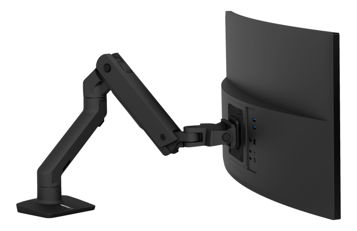 Ergotron HX Desk Monitor Arm, Matte black in the group COMPUTERS & PERIPHERALS / Computer monitor / Monitor arms & mounts at TP E-commerce Nordic AB (C16213)