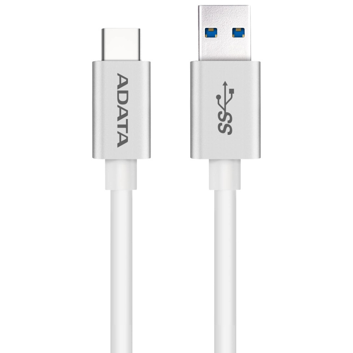 ADATA USB-C to USB-A, 1m, USB 3.1, 5Gbps, white in the group COMPUTERS & PERIPHERALS / Computer cables / USB / USB-C at TP E-commerce Nordic AB (C16237)