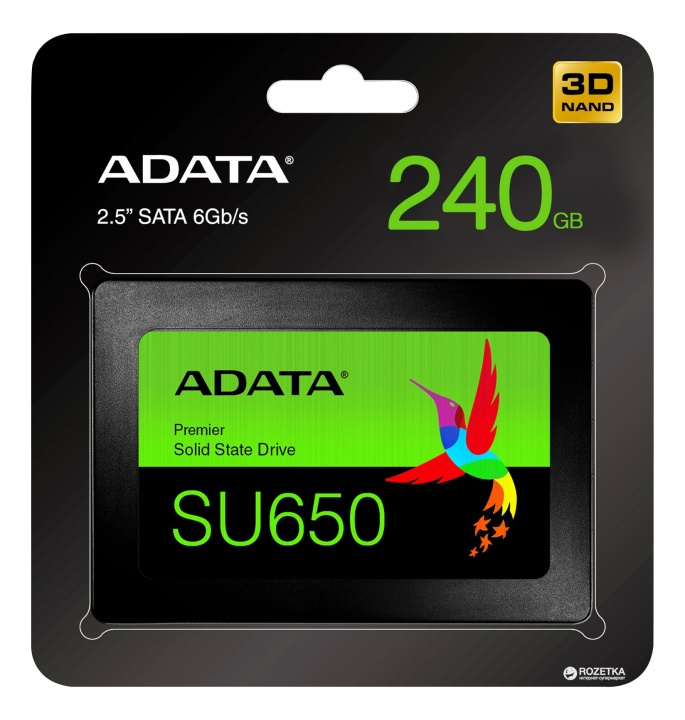 ADATA SU650 240GB SSD in the group COMPUTERS & PERIPHERALS / Computer components / Harddrives / SSD at TP E-commerce Nordic AB (C16238)