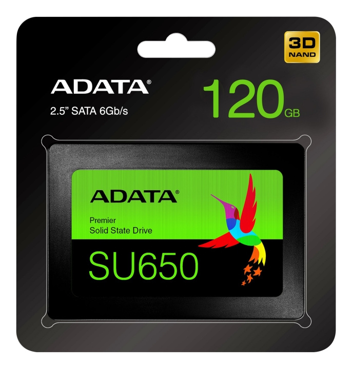 ADATA SU650 120GB SSD in the group COMPUTERS & PERIPHERALS / Computer components / Harddrives / SSD at TP E-commerce Nordic AB (C16239)