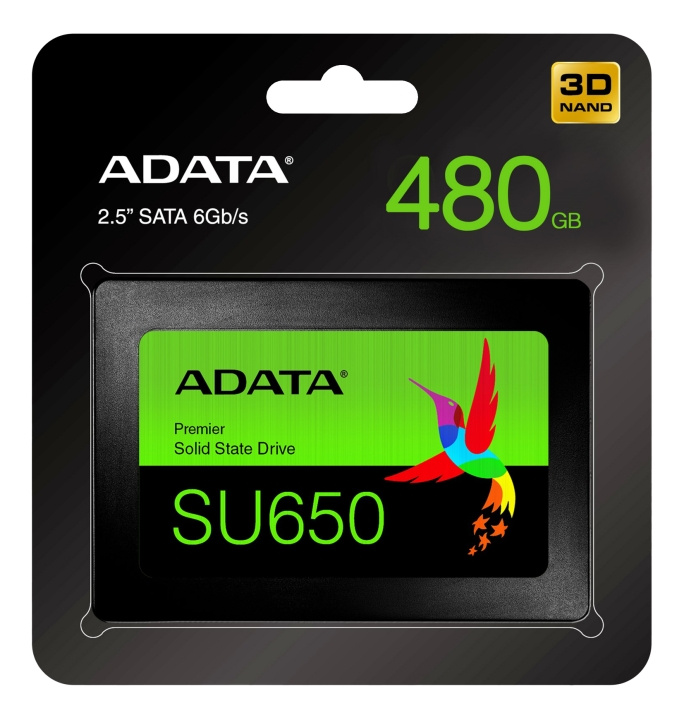 ADATA SU650 480GB SSD in the group COMPUTERS & PERIPHERALS / Computer components / Harddrives / SSD at TP E-commerce Nordic AB (C16243)