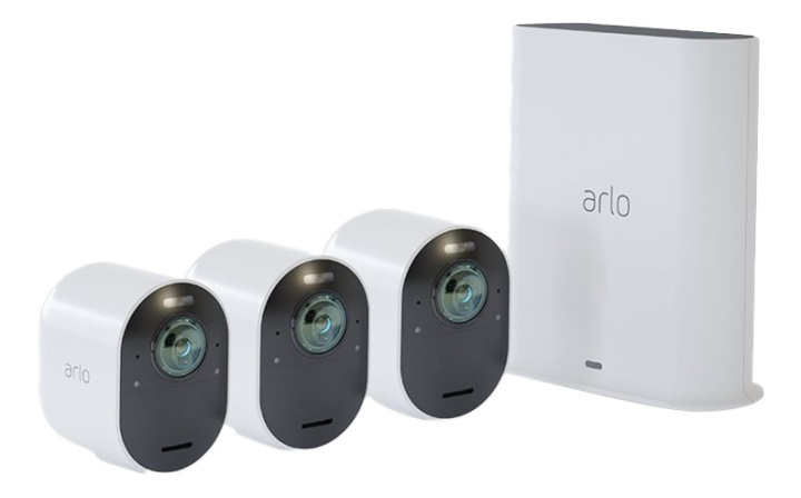 Arlo Ultra 2 Gen 5 V2 Security System Gateway + 3x Kamera in the group HOME, HOUSEHOLD & GARDEN / Alarm & Security / Security cameras / Digital (Network) / Outdoor cameras at TP E-commerce Nordic AB (C16274)