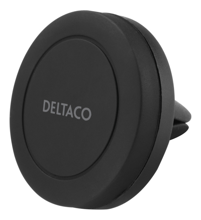 DELTACO magnetic car holder, air vent mount, for mobile phone, black in the group CAR / Car holders / Car holder smartphone at TP E-commerce Nordic AB (C16308)