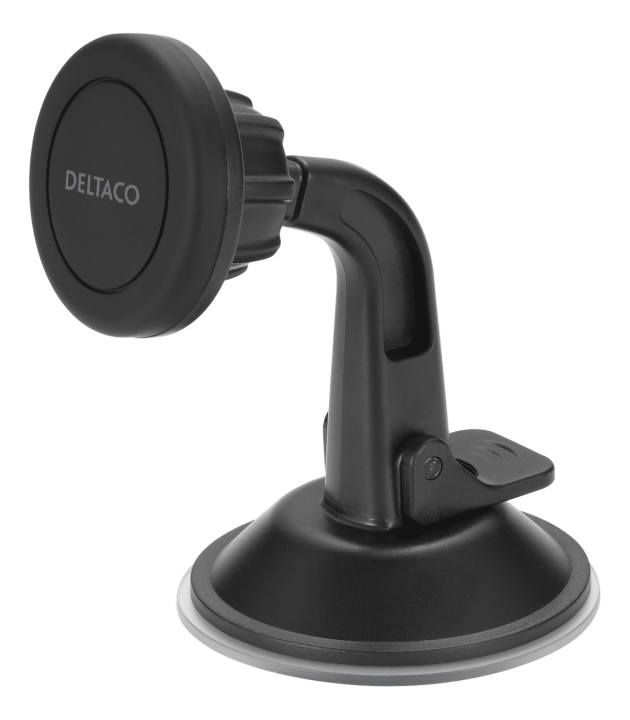 DELTACO magnetic car holder, suction mount, for mobile phone, black in the group CAR / Car holders / Car holder smartphone at TP E-commerce Nordic AB (C16310)