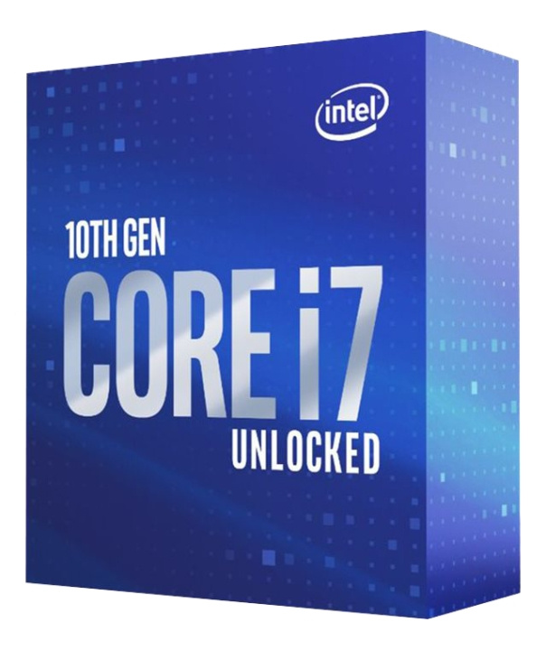 Intel Cpu Core i7-10700K, box in the group COMPUTERS & PERIPHERALS / Computer components / processors at TP E-commerce Nordic AB (C16333)