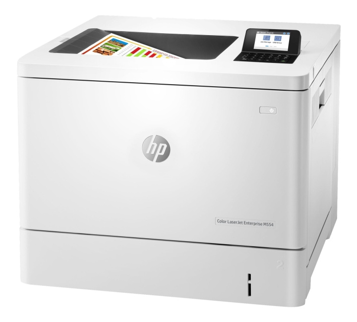 HP LaserJet Enterprise M554dn Laserprinter - Color - Laser in the group COMPUTERS & PERIPHERALS / Printers & Accessories / Printers / Laser at TP E-commerce Nordic AB (C16386)