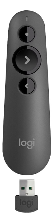 Logitech R500s presentation remote control - mid gray in the group COMPUTERS & PERIPHERALS / Mice & Keyboards / Mice / Wireless at TP E-commerce Nordic AB (C16395)