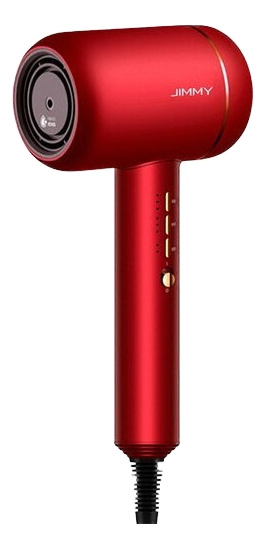 Jimmy Hair Dryer F6 1800 W, Ruby Red, Max Air Speed in the group BEAUTY & HEALTH / Hair & Styling / Styling Tools / Hair dryer at TP E-commerce Nordic AB (C16419)