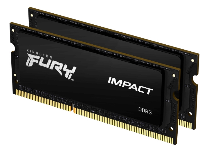 Kingston 16GB 1866MHz DDR3L CL11 SODIMM (Kit of 2) 1.35V FURY Impact in the group COMPUTERS & PERIPHERALS / Computer components / RAM memory / DDR3 at TP E-commerce Nordic AB (C16691)