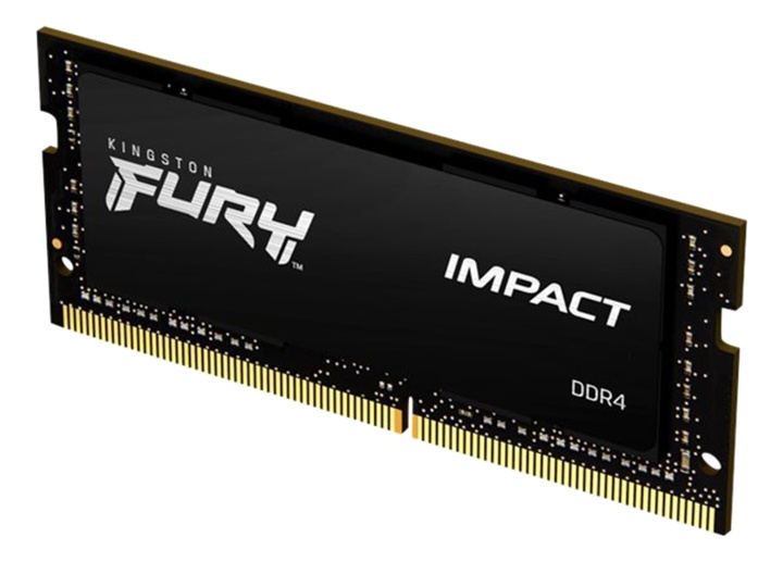 Kingston 32GB 2666MHz DDR4 CL16 SODIMM FURY Impact in the group COMPUTERS & PERIPHERALS / Computer components / RAM memory / DDR4 SoDimm at TP E-commerce Nordic AB (C16726)