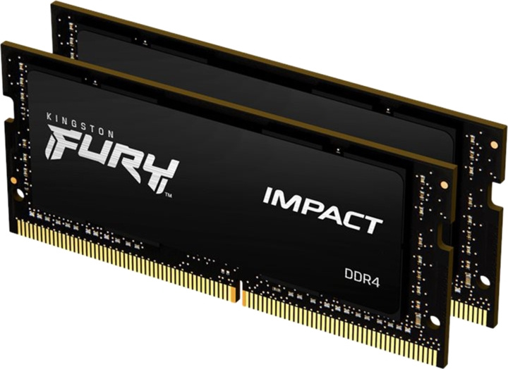 Kingston 64GB 2666MHz DDR4 CL16 SODIMM (Kit of 2) FURY Impact in the group COMPUTERS & PERIPHERALS / Computer components / RAM memory / DDR4 at TP E-commerce Nordic AB (C16728)