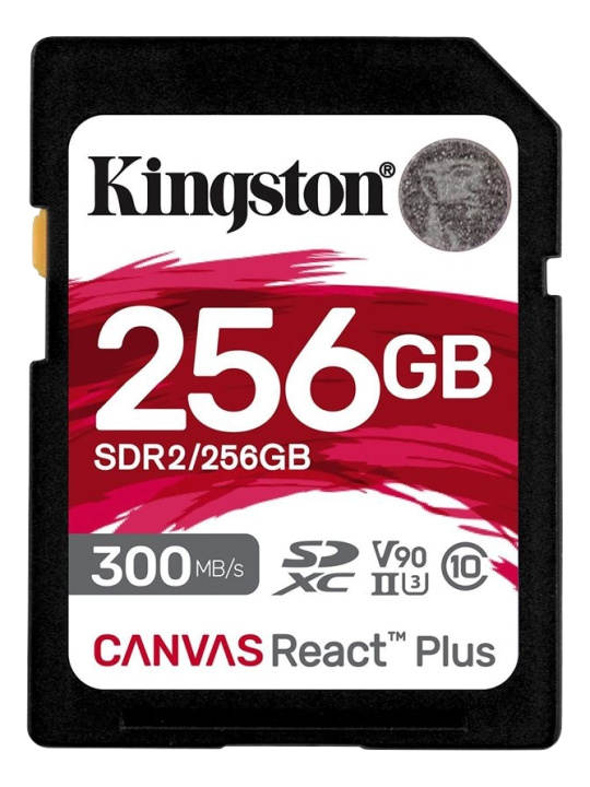 Kingston 256GB Canvas React Plus SDXC UHS-II in the group HOME ELECTRONICS / Storage media / Memory cards / SD/SDHC/SDXC at TP E-commerce Nordic AB (C16909)