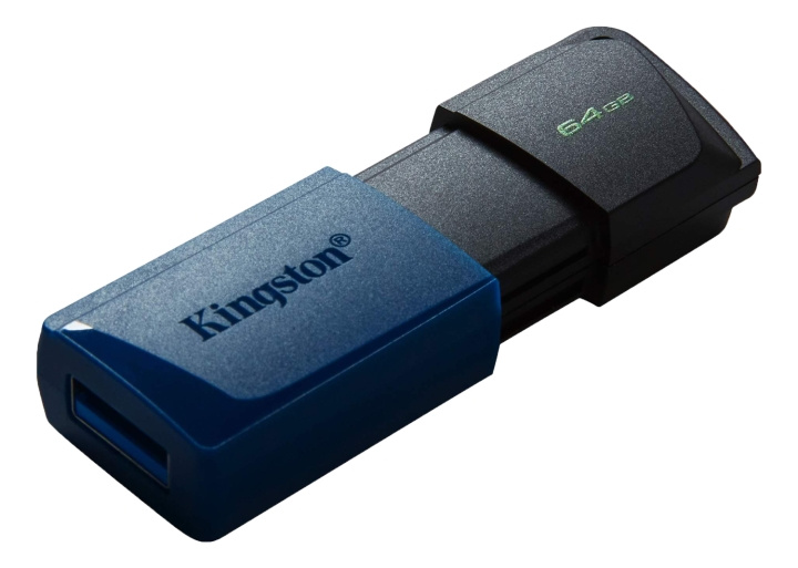 Kingston 64GB USB3.2 Gen 1 DataTraveler Exodia M (Black + Blue) in the group HOME ELECTRONICS / Storage media / USB memory / USB 3.2 at TP E-commerce Nordic AB (C16911)