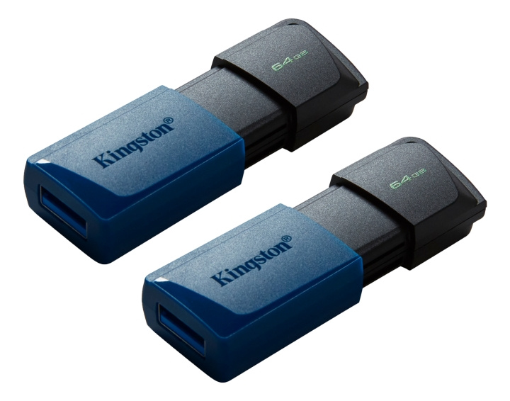 Kingston 64GB USB3.2 Gen 1 DataTraveler Exodia M (Black + Blue) in the group HOME ELECTRONICS / Storage media / USB memory / USB 3.2 at TP E-commerce Nordic AB (C16914)