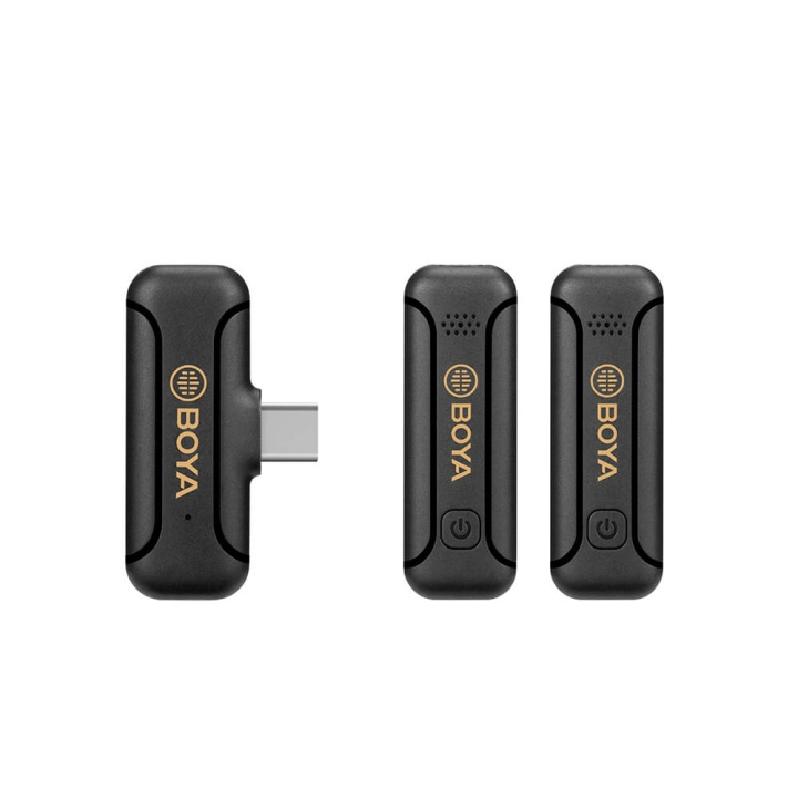 BOYA Wireless Microphone System x2 BY-WM3 For USB-C in the group COMPUTERS & PERIPHERALS / Computer accessories / Microphones at TP E-commerce Nordic AB (C16995)