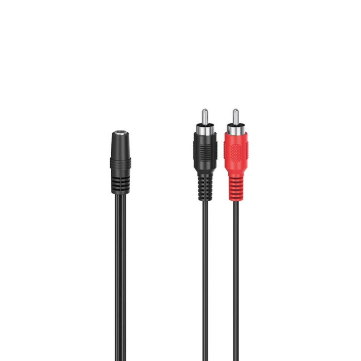 Hama Adapter Audio 2x RCA to 3.5 Stereo in the group HOME ELECTRONICS / Cables & Adapters / RCA / Adapters at TP E-commerce Nordic AB (C17012)