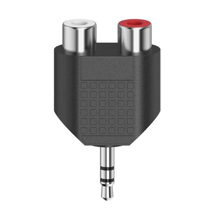Hama Adapter Audio 2x RCA Socket to 3.5 Jack in the group HOME ELECTRONICS / Cables & Adapters / RCA / Adapters at TP E-commerce Nordic AB (C17013)