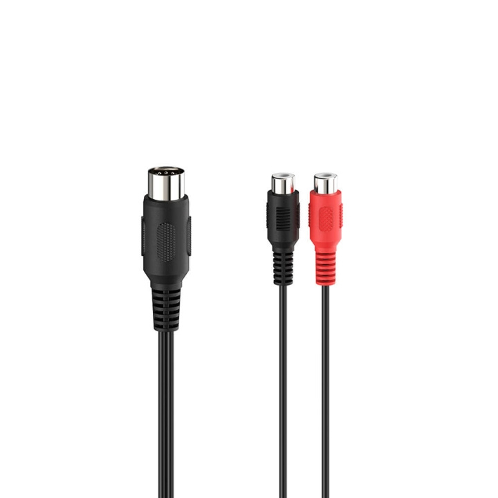 Hama Adapter Audio 2x RCA Female to DIN 5-pin Male in the group HOME ELECTRONICS / Cables & Adapters / RCA / Adapters at TP E-commerce Nordic AB (C17015)
