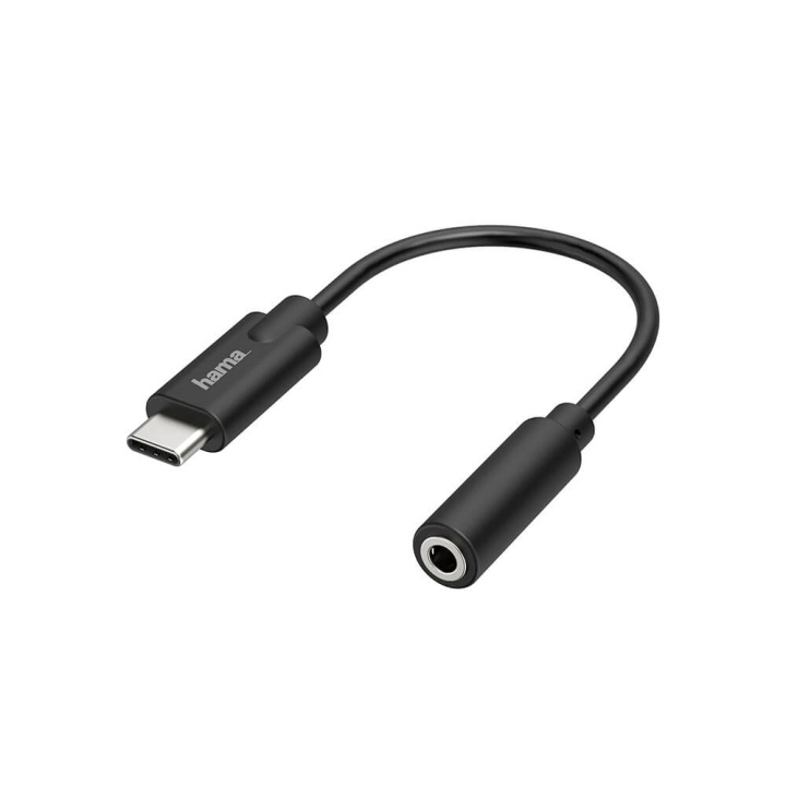 Hama Adapter Audio USB-C to 3.5 mm Stereo in the group HOME ELECTRONICS / Cables & Adapters / Audio analog / Adapters at TP E-commerce Nordic AB (C17024)