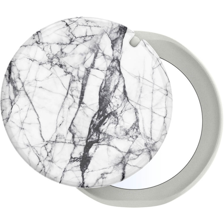 POPSOCKETS Mirror Dove White Marble Gloss Removable Grip with Standfunction LUXE PopMirror in the group SMARTPHONE & TABLETS / Other accessories / Popsockets at TP E-commerce Nordic AB (C17050)