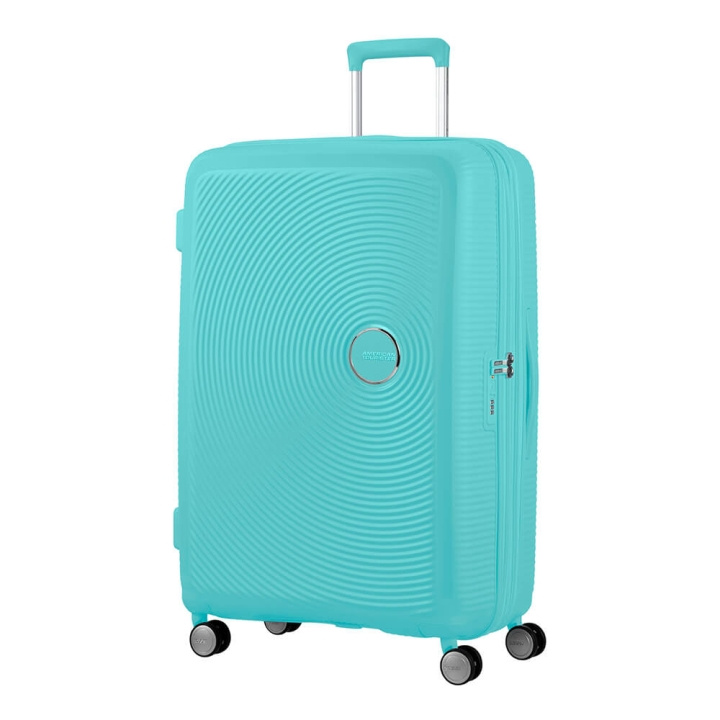 American Tourister Soundbox Spinner Expandable 77 cm Blue in the group Sport, leisure & Hobby / Travel accessories / Suitcases at TP E-commerce Nordic AB (C17059)