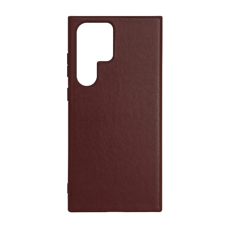 Buffalo Phone Case PU Brown - Samsung S23 Ultra 5G in the group SMARTPHONE & TABLETS / Phone cases / Samsung at TP E-commerce Nordic AB (C17080)