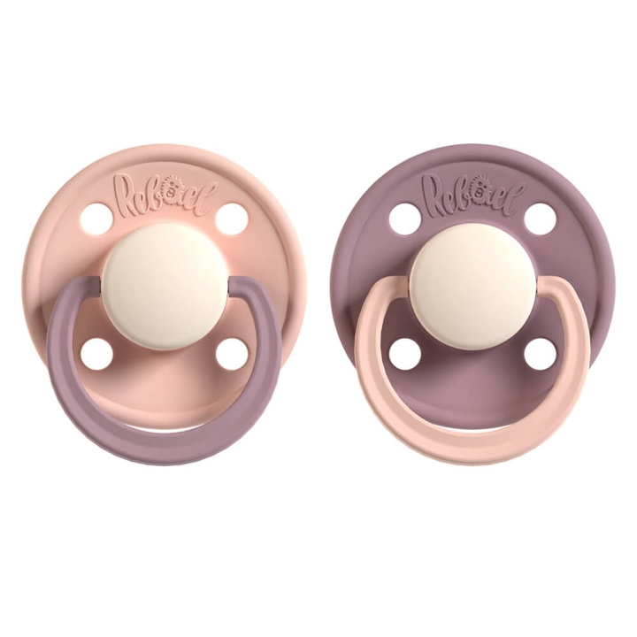 REBAEL Pacifier 2-Pack Size 2 Tornado Pearly Rhino / Misty Pearly Poodle in the group TOYS, KIDS & BABY PRODUCTS / Baby Gadgets / Pacifiers & Teething toys at TP E-commerce Nordic AB (C17244)