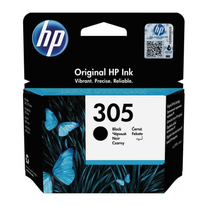 HP Ink 3YM61AE 305 Black in the group COMPUTERS & PERIPHERALS / Printers & Accessories / Ink & Toner / Ink cartridges / HP at TP E-commerce Nordic AB (C17260)