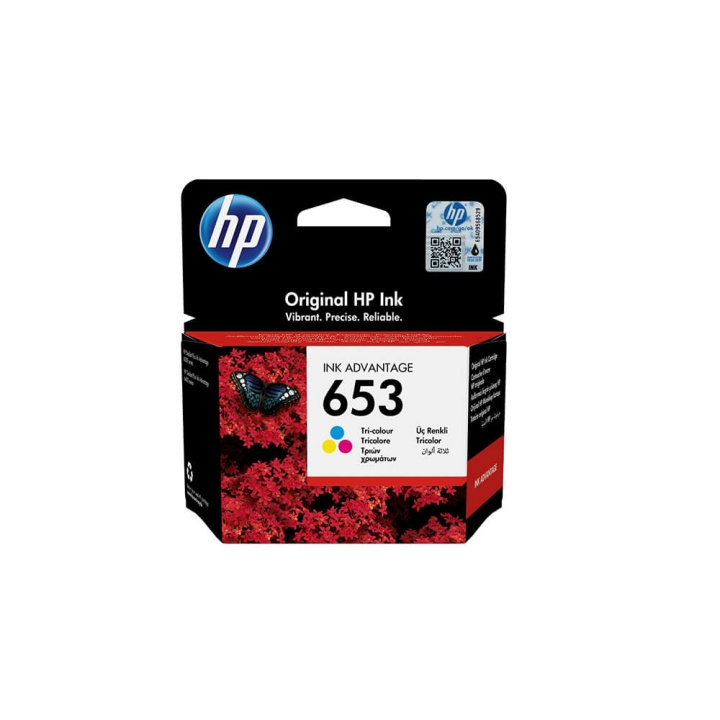 HP Ink 3YM74AE 653 Tri-colour in the group COMPUTERS & PERIPHERALS / Printers & Accessories / Ink & Toner / Ink cartridges / HP at TP E-commerce Nordic AB (C17264)