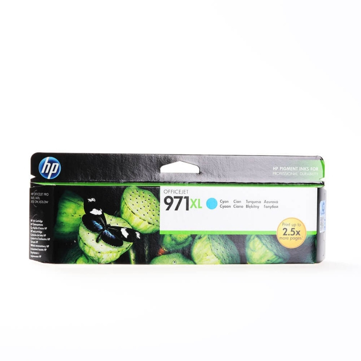HP Ink CN626AE 971XL Cyan in the group COMPUTERS & PERIPHERALS / Printers & Accessories / Ink & Toner / Ink cartridges / HP at TP E-commerce Nordic AB (C17336)
