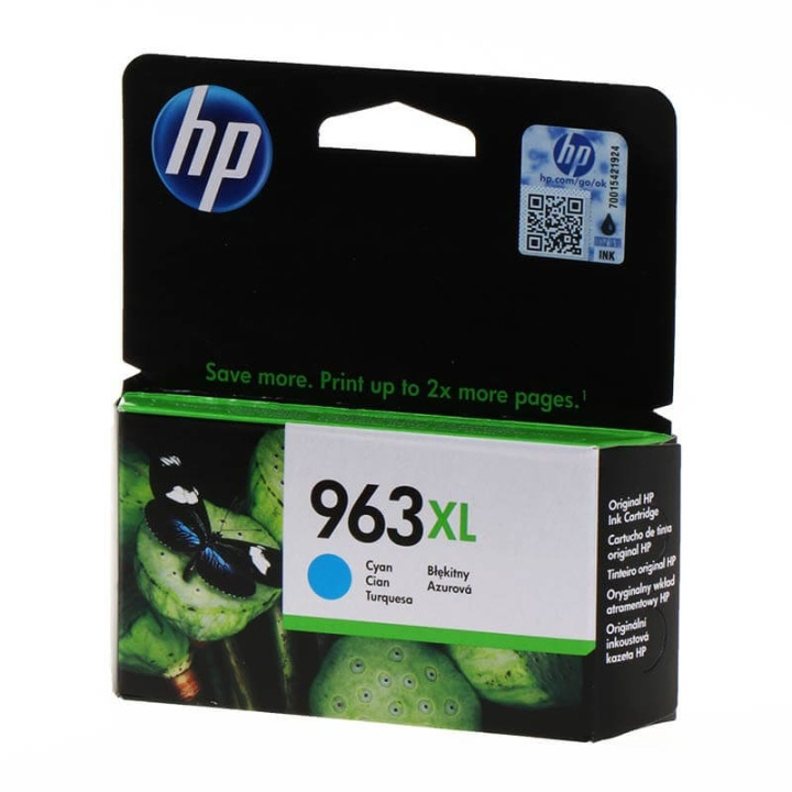 HP Ink 3JA27AE 963XL Cyan in the group COMPUTERS & PERIPHERALS / Printers & Accessories / Ink & Toner / Ink cartridges / HP at TP E-commerce Nordic AB (C17350)