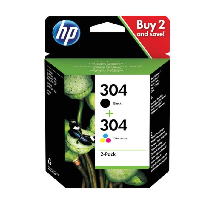 HP Ink 3JB05AE 304 Multipack in the group COMPUTERS & PERIPHERALS / Printers & Accessories / Ink & Toner / Ink cartridges / HP at TP E-commerce Nordic AB (C17355)