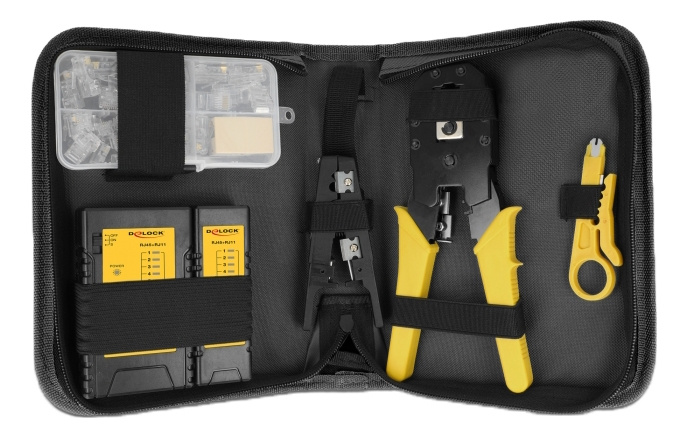 Delock Network Toolkit for RJ45 and RJ11 in the group COMPUTERS & PERIPHERALS / Computer components / Tools & Mounting at TP E-commerce Nordic AB (C17499)