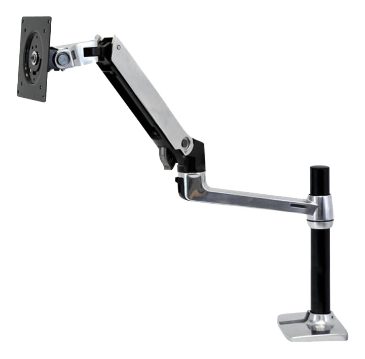 Ergotron LX Desk Monitor Arm, Tall Pole (polished aluminum) in the group COMPUTERS & PERIPHERALS / Computer monitor / Monitor arms & mounts at TP E-commerce Nordic AB (C17636)