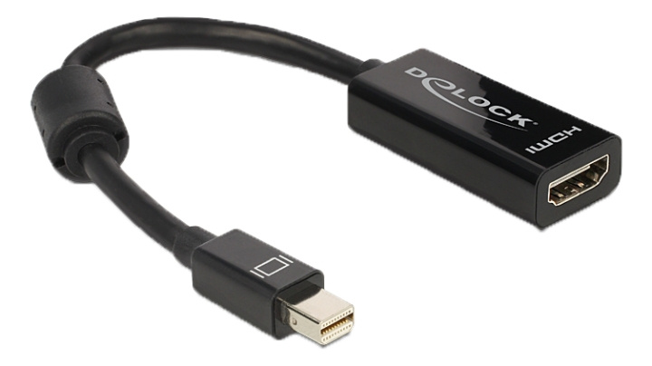 Delock Adapter mini Displayport 1.1 male > HDMI female Passive black in the group COMPUTERS & PERIPHERALS / Computer cables / DisplayPort / Adapters at TP E-commerce Nordic AB (C17657)