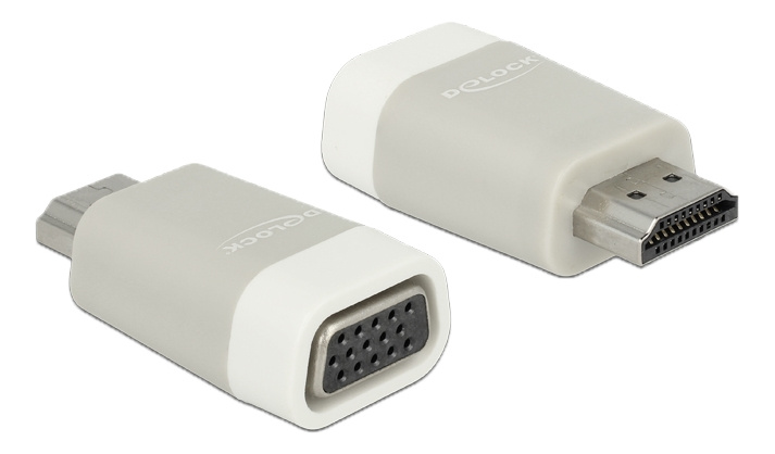 Delock Adapter HDMI-A male > VGA female in the group COMPUTERS & PERIPHERALS / Computer cables / VGA / Adapters at TP E-commerce Nordic AB (C17666)