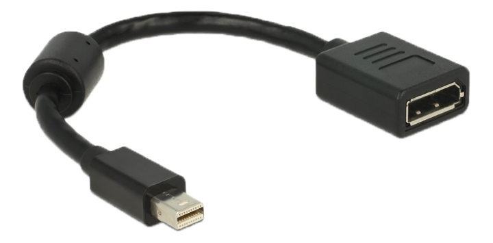 Delock Adapter mini Displayport 1.2 male > Displayport female 4K black in the group COMPUTERS & PERIPHERALS / Computer cables / DisplayPort / Adapters at TP E-commerce Nordic AB (C17668)