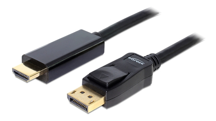 Delock Cable Displayport 1.1 male > High Speed HDMI-A male passive 3 m in the group COMPUTERS & PERIPHERALS / Computer cables / DisplayPort / Cables at TP E-commerce Nordic AB (C17672)