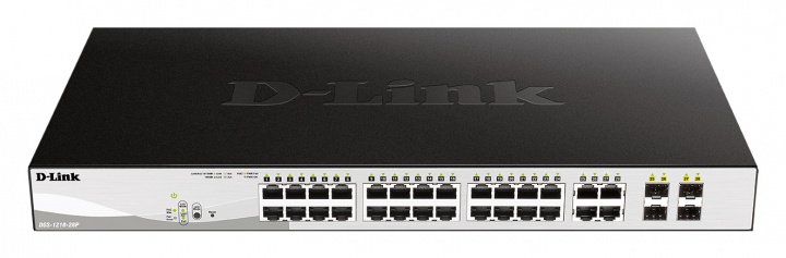 D-Link Web Smart Switch 24x10/100/1000 +4 SFP in the group COMPUTERS & PERIPHERALS / Network / Switches at TP E-commerce Nordic AB (C17789)