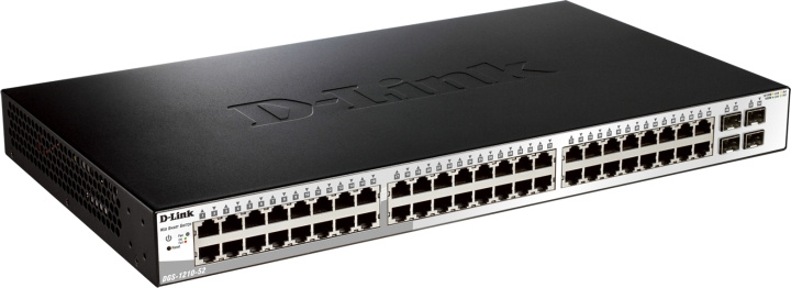 D-Link 48x 10/100/1000 Base-T ports with 4 x 1000Base-T /SFP ports in the group COMPUTERS & PERIPHERALS / Network / Switches / 10/100/1000Mbps at TP E-commerce Nordic AB (C17791)