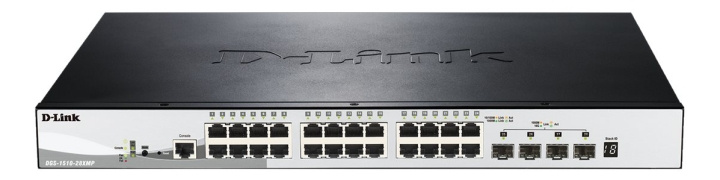D-LINK SmartPro DGS-1510-28XMP - Switch - L3 - Administrerad in the group COMPUTERS & PERIPHERALS / Network / Switches / 10/100/1000Mbps at TP E-commerce Nordic AB (C17793)