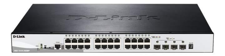 D-LINK SmartPro DGS-1510-28XMP - Switch - L3 - Administrerad in the group COMPUTERS & PERIPHERALS / Network / Switches at TP E-commerce Nordic AB (C17793)