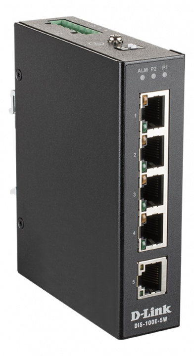 D-Link 5 Port Unmanaged Switch with 5 x 10/100 BaseT(X) ports in the group COMPUTERS & PERIPHERALS / Network / Switches at TP E-commerce Nordic AB (C17813)