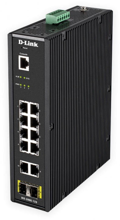 D-Link 12 Port L2 Industrial Smart Managed Switch with 10 x 1GBaseT(X) in the group COMPUTERS & PERIPHERALS / Network / Switches at TP E-commerce Nordic AB (C17820)