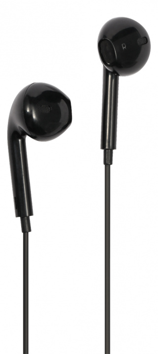 STREETZ Semi-in-ear earphones, 3-button, USB-C, black in the group HOME ELECTRONICS / Audio & Picture / Headphones & Accessories / Headphones at TP E-commerce Nordic AB (C17914)