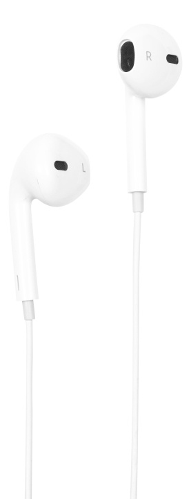 STREETZ Semi-in-ear earphones, 3-button, USB-C, white in the group HOME ELECTRONICS / Audio & Picture / Headphones & Accessories / Headphones at TP E-commerce Nordic AB (C17915)