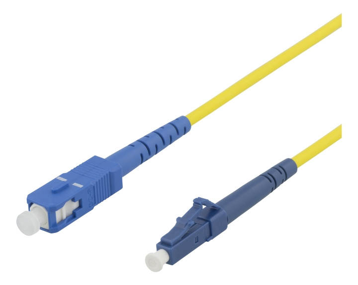 DELTACO Fiber cable, 10m, LC - SC, 9/125, OS1/2, single mode, LSZH (Lo in the group COMPUTERS & PERIPHERALS / Computer cables / Network cables / Fiber cabling at TP E-commerce Nordic AB (C17949)