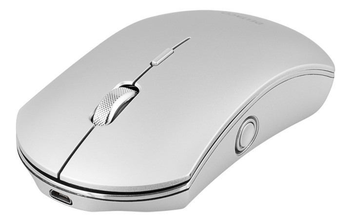Deltaco Wireless office mouse, aluminium, battery indicator, USB recei in the group COMPUTERS & PERIPHERALS / Mice & Keyboards / Mice / Wireless at TP E-commerce Nordic AB (C17974)